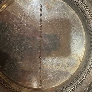 Elegant Gold and Bejeweled Taylor Swift Beaded Bracelet